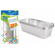 Formy do ciast - Foremki Aluminiowe Duże Na Pasztet 1500Ml 5Szt. - miniaturka - grafika 1