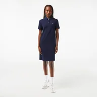 Sukienki - Damska Sukienka LACOSTE DRESSES EF7767.166 – Granatowy - miniaturka - grafika 1