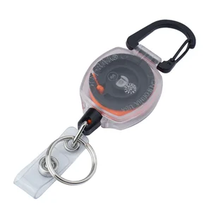 Key-Bak - Retraktor Sidekick Duo - 24" - Przezroczysty - 0KB2-5D254 - Sprzęt wspinaczkowy - miniaturka - grafika 1