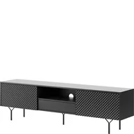 Szafki RTV - Szafka RTV180 Raven Piaski Meble Czarny Grafit - miniaturka - grafika 1