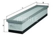 Filtry powietrza - Filtr powietrza Mahle LX 3144 - miniaturka - grafika 1
