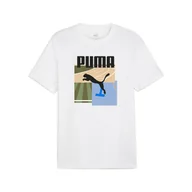 Koszulki sportowe męskie - Koszulka sportowa męska Puma Graphics Summer Sports - miniaturka - grafika 1