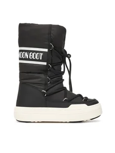 Moon Boot Śniegowce Jr Park Tube Lace wp 80D3440130 D Czarny - Buty dla dziewczynek - miniaturka - grafika 1