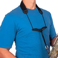 Akcesoria do instrumentów dętych - Pro-Tec Protec NB310M pas na szyję dla dorosłych, komfortowy drążek, 56 cm, czarny Protec NB310M pas na szyję z neoprenu, 55,9 cm, regularny, czarny, jeden rozmiar - miniaturka - grafika 1