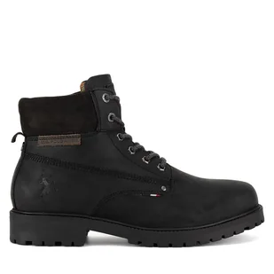 Trapery U.S. Polo Assn. YUMI002M/DL1 Czarny - Botki męskie - miniaturka - grafika 1