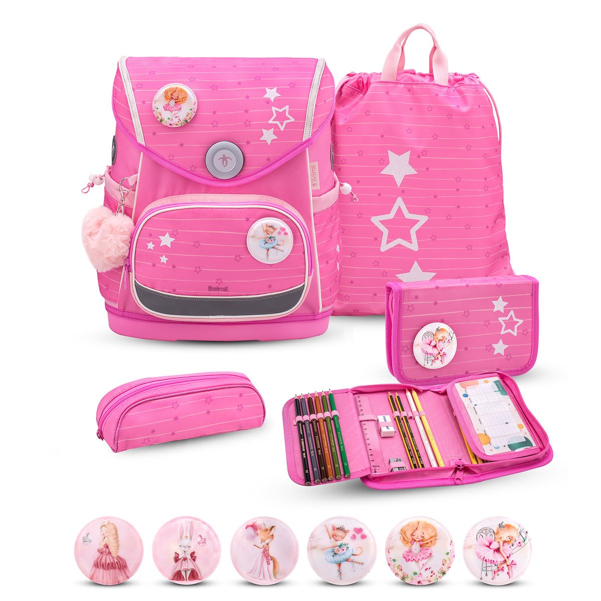 Premium Compact Plus Candy – 5-częściowy zestaw szkolny