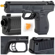 Zabawki militarne - WALTHER 1:1 Replika ASG Policyjny Pistolet Na Kulki 6mm - miniaturka - grafika 1