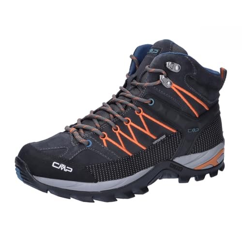 CMP Rigel Mid Trekking Shoes WP, Walking Shoe Mężczyźni, Ołów-Jaffa, 47 EU, Ołów Jaffa, 47 EU