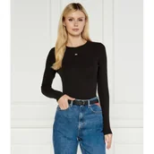 Bluzki damskie - Tommy Jeans Bluzka | Slim Fit - miniaturka - grafika 1