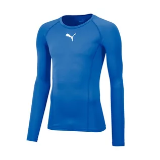 Bluzy sportowe męskie - Koszulka męska Puma Liga Baselayer Tee LS - grafika 1