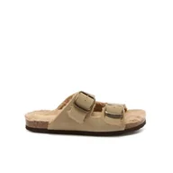 Kapcie damskie - Scholl Jackie 2 x Straps, kapcie damskie, rozmiar 41 EU, Beżowy, 41 EU - miniaturka - grafika 1