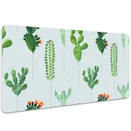 Podkładki na biurko - Ochronna mata podkładka na biurko Kaktusy 100x50 cm, Dywanomat - miniaturka - grafika 1
