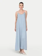 Sukienki - ONLY Sukienka letnia Charis 15337932 Niebieski Loose Fit - miniaturka - grafika 1