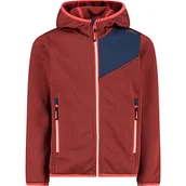 Kurtki i płaszcze dla dziewczynek - CMP - Kid G Jacket Fix Hood, Girl, Blue Ink-Campari, 140 - miniaturka - grafika 1
