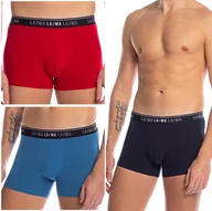 Majtki męskie - LAMA Bokserki Męskie Szorty Bawełniane 3 PARY - XL - miniaturka - grafika 1