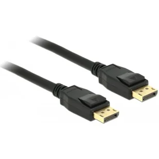 Delock Kabel displayport m/m 2m v1.2 (19 pin) 4k czarny (83806) - Kable komputerowe i do monitorów - miniaturka - grafika 1