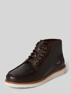 Botki męskie - Buty sznurowane ze skóry z detalem z logo model ‘NEWMARKET’ - miniaturka - grafika 1