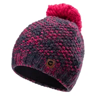 Czapki damskie - Damska Czapka zimowa HI-TEC LADY HALLA M000143896 – Granatowy - miniaturka - grafika 1