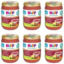 Hipp Barszczyk czerwony z delikatną wołowiną po 6. miesiącu zestaw 6 x 190 g Bio - Dania dla dzieci - miniaturka - grafika 1