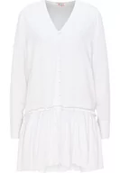 Sukienki - IZIA damska letnia sukienka gaya, biały, L - miniaturka - grafika 1