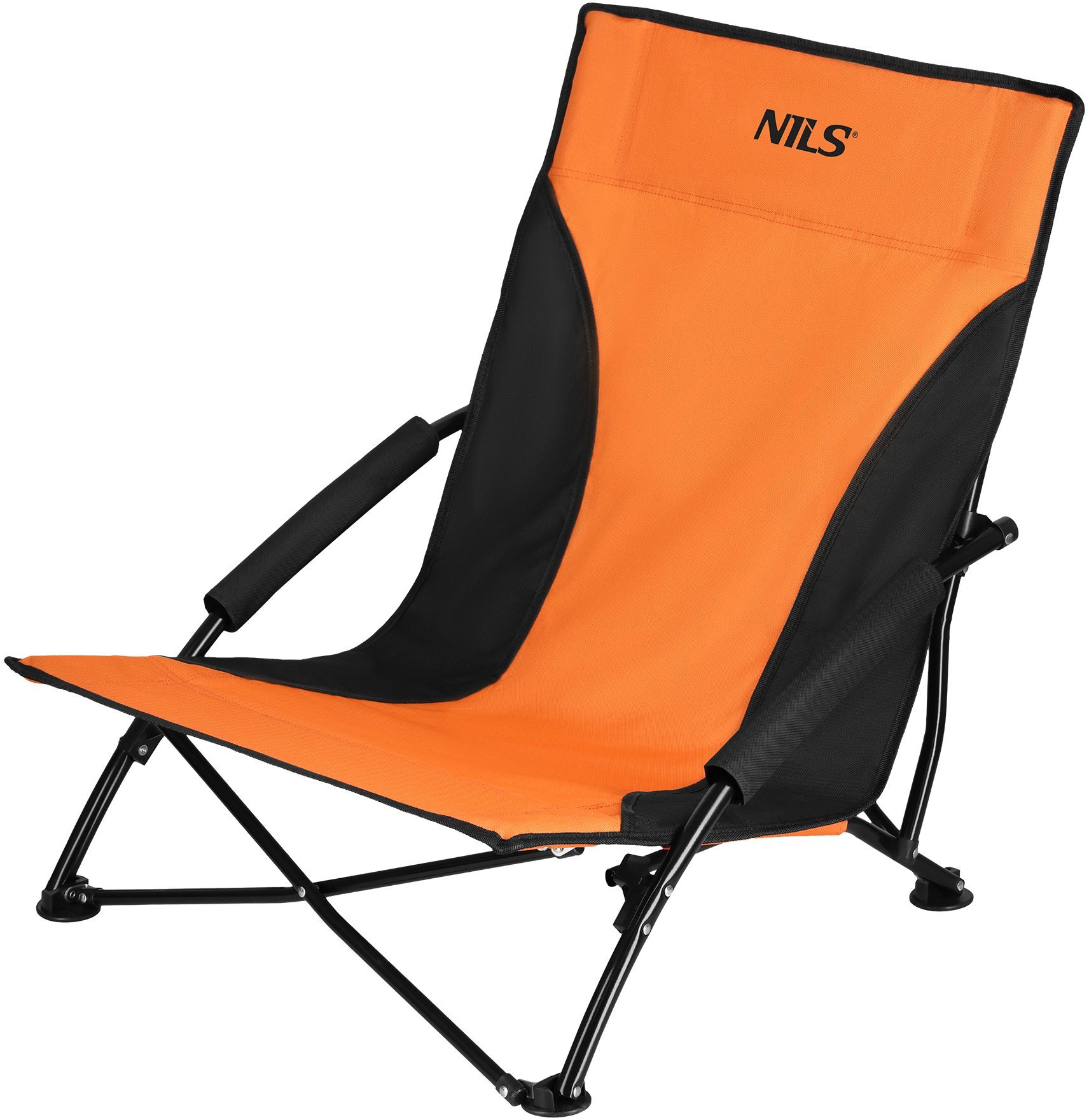 Nils Extreme NC3035 Pomarańczowo-czarne Krzesło plażowe