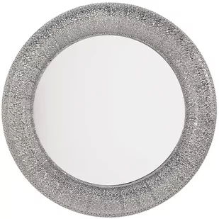 Beliani Lustro ścienne srebrne 80 cm CHANNAY - Lustra - miniaturka - grafika 1
