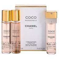 Zestawy perfum damskich - Chanel Coco Mademoiselle woda toaletowa dla kobiet 3x20 ml - miniaturka - grafika 1