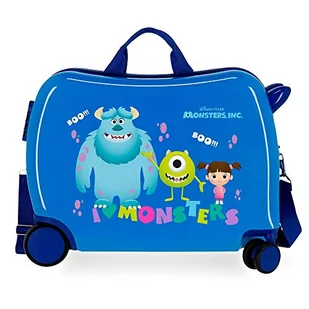 Disney Toy Story 4 walizka kabinowa, wielokolorowa, 37 x 55 x 20 cm, z twardego tworzywa ABS, zamek szyfrowy, 32 l, 2,5 kg, 4 podwójne kółka, bagaż podręczny, Monsters Boo (niebieski) - 2459864 - Walizki - miniaturka - grafika 1