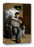 Obrazy i zdjęcia na płótnie - The Artist_s Father, Reading LÉvénement, Paul Cézanne - obraz na płótnie Wymiar do wyboru: 60x80 cm - miniaturka - grafika 1