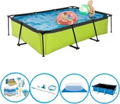 Baseny ogrodowe - Basen EXIT Lime - Basen stelażowy 300x200x65 cm - Oferta basenów - miniaturka - grafika 1