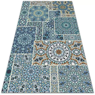Dywan winylowy do domu Mandala patchwork 80x120 cm - Dywany - miniaturka - grafika 1