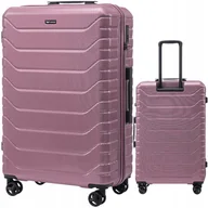 Walizki - WINGS Walizka DUŻA XXL twarda BAGAŻ niezniszczalny REJESTROWANY 4 kółka - miniaturka - grafika 1