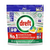 Środki do zmywarek - Lumarko Tabletki Do Zmywarki Lemon 1281g Dreft Platinum 86szt  - miniaturka - grafika 1