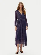 Sukienki - Pepe Jeans Sukienka codzienna Althea PL953637 Fioletowy Regular Fit - miniaturka - grafika 1