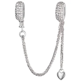 Charms do Pandora - CHARMS ZABEZPIECZENIE SERDUSZKO - Charmsy Charms do Pandora - CHARMS ZABEZPIECZENIE SERDUSZKO - Charmsy - miniaturka - grafika 1