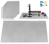 Maty do ćwiczeń - Mata Puzzle pod sprzęt, siłownię Gruba, ochronna - miniaturka - grafika 1