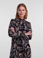 Sukienki - Pieces Sukienka codzienna 17143255 Czarny Regular Fit - miniaturka - grafika 1