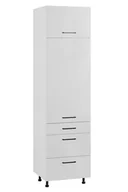 Meble kuchenne - Siena Słupek Wysoki Ds3-60-220 Modern Biały Mat - miniaturka - grafika 1