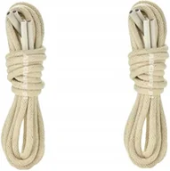 Akcesoria obuwnicze - Sznurówki BEŻOWE Sznurowadła 75 cm ŚREDNIE OKRĄGŁE 3,5 mm BAWEŁNIANE G9-48 - miniaturka - grafika 1