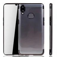 Etui i futerały do telefonów - Etui na telefon komórkowy Samsung Galaxy A10s Black - Clear - TPU Silicone Case Backcover w kolorze Transparent Black - miniaturka - grafika 1