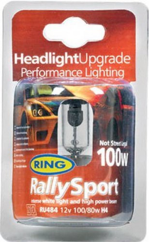 Ring Automotive RU473 12 V 100/55 W H4 P43T pierścień rajdowy sport halogenowa latarka czołowa