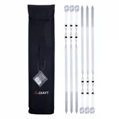 Szczypce do grilla - Szpilki Szpikulce do Szaszłyków Mięsa Grill 6 szt. 45cm + pokrowiec - miniaturka - grafika 1