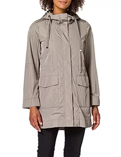 Koszulki i topy damskie - Geox Damska W Topazio D-Bright Nylon CRI Parka, szary (Concrete Grey), 46 PL - grafika 1