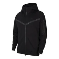 Bluzy sportowe damskie - Bluza sportowa damska Nike Tech Fleece Hoodie FZ WR - miniaturka - grafika 1