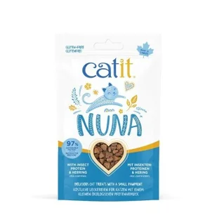 Catit Nuna Treats 4 x 60 g Owady i śledź - Przysmaki dla kotów - miniaturka - grafika 1
