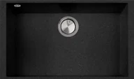 Zlewozmywaki - Zlew PLADOS ONE 7610-U CZARNY METAL (black metalik 44) (ON7610ST44) - miniaturka - grafika 1