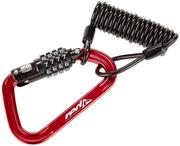 Zabezpieczenia do roweru - Red cycling products Red Cycling Products Secure Pocket Hook Zapięcie kablowe 4mm x 1200mm, red 2020 Zabezpieczenia rowerowe PL173 - miniaturka - grafika 1