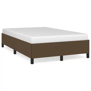 Lumarko Rama łóżka, ciemnobrązowa, 120x200 cm, obita tkaniną - Łóżka - miniaturka - grafika 3