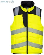 Odzież robocza - PORTWEST PW374 OCIEPLACZ OSTRZEGAWCZY DWUSTRONNY PW3; ŻÓŁTY/CZARNY - miniaturka - grafika 1
