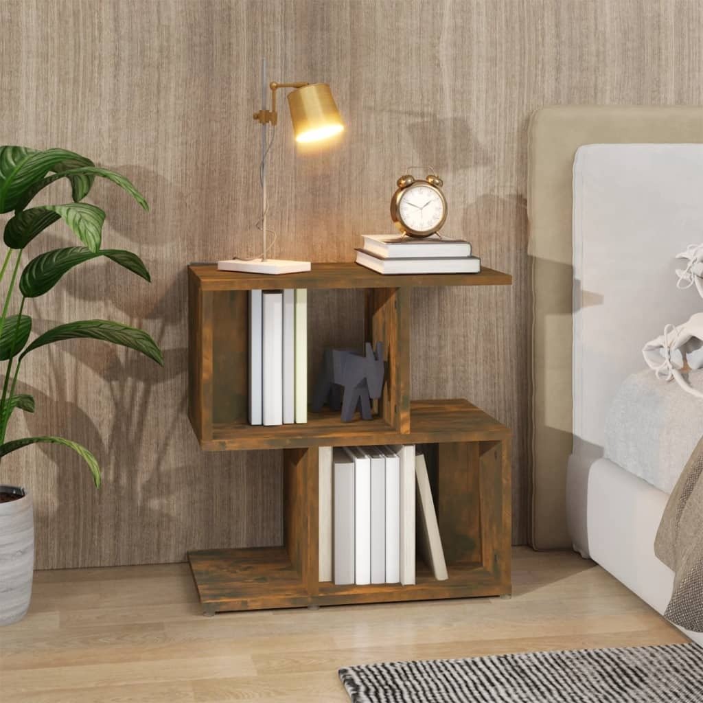 Szafka nocna dąb wędzony 50x30x51,5 cm materiał drewnopochodny